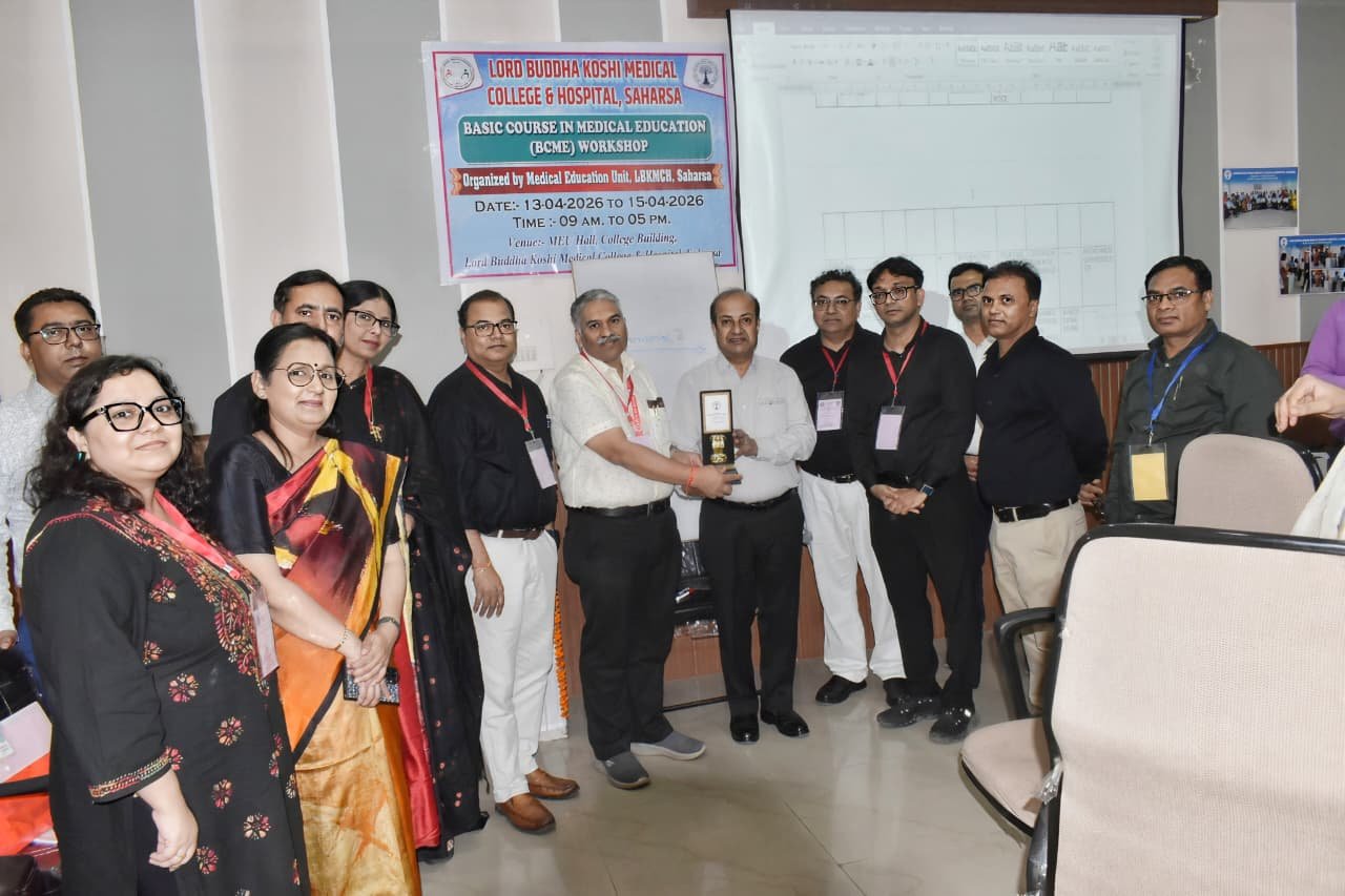Basic CourseIn Medical Education Workshop — LBKMCH, Saharsa